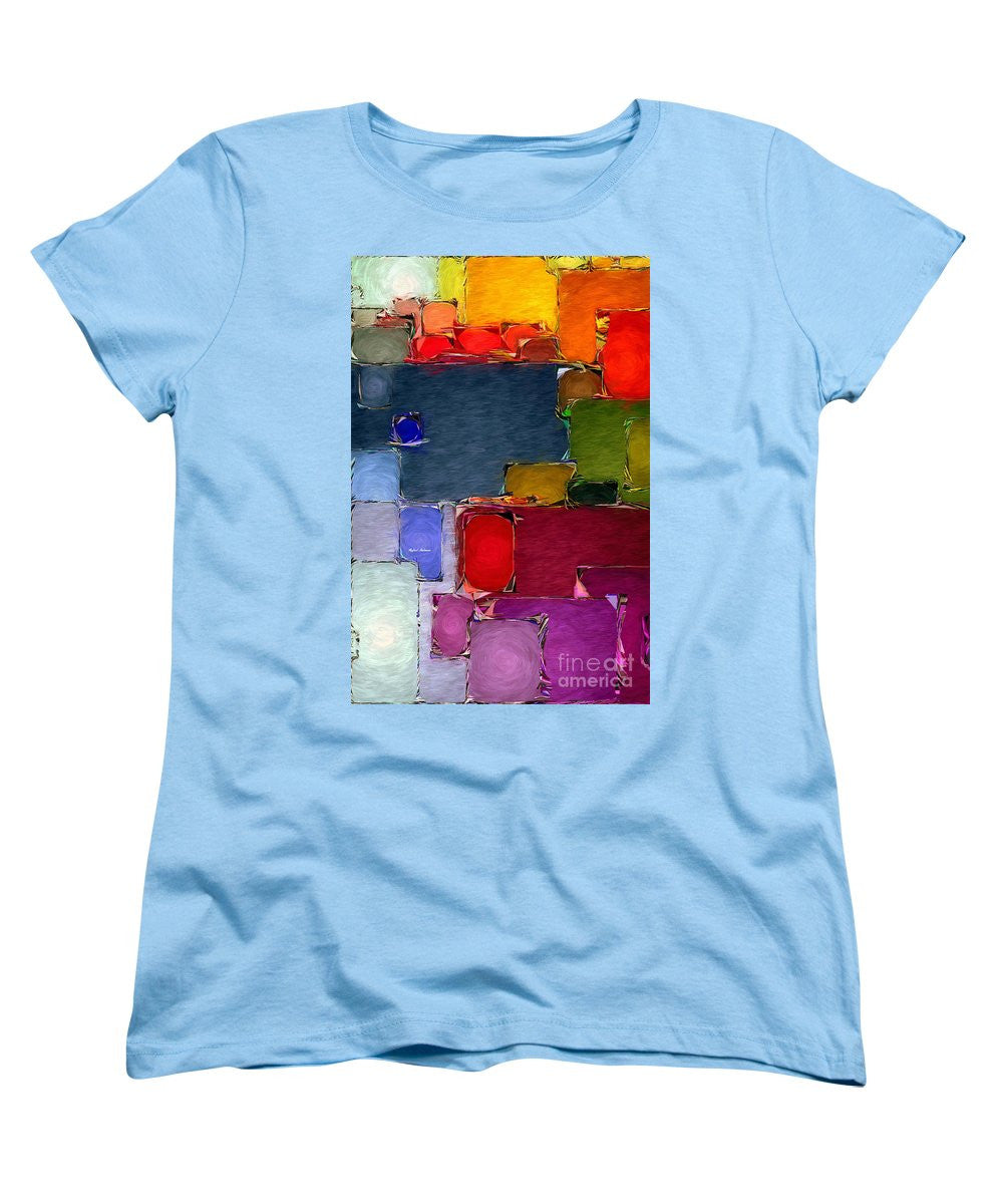 T-shirt femme (coupe standard) - Abstract 005