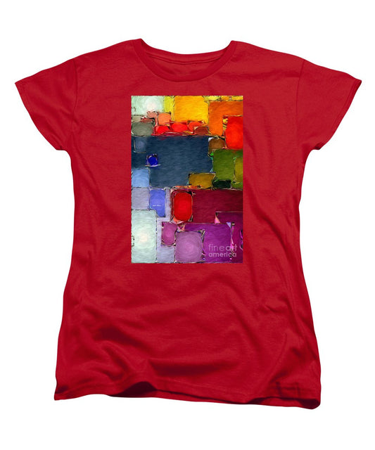 T-shirt femme (coupe standard) - Abstract 005