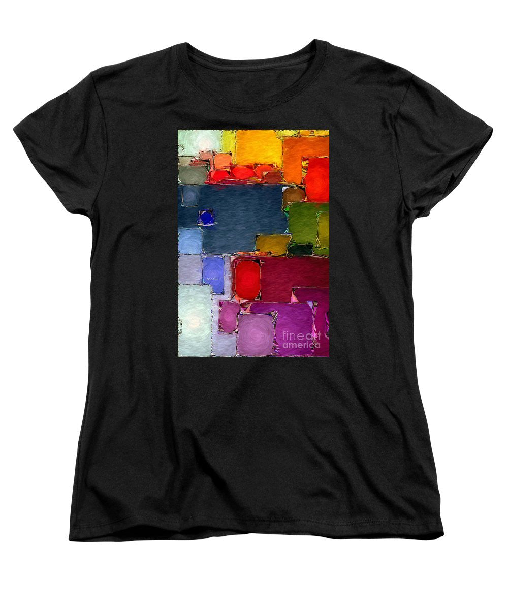 T-shirt femme (coupe standard) - Abstract 005