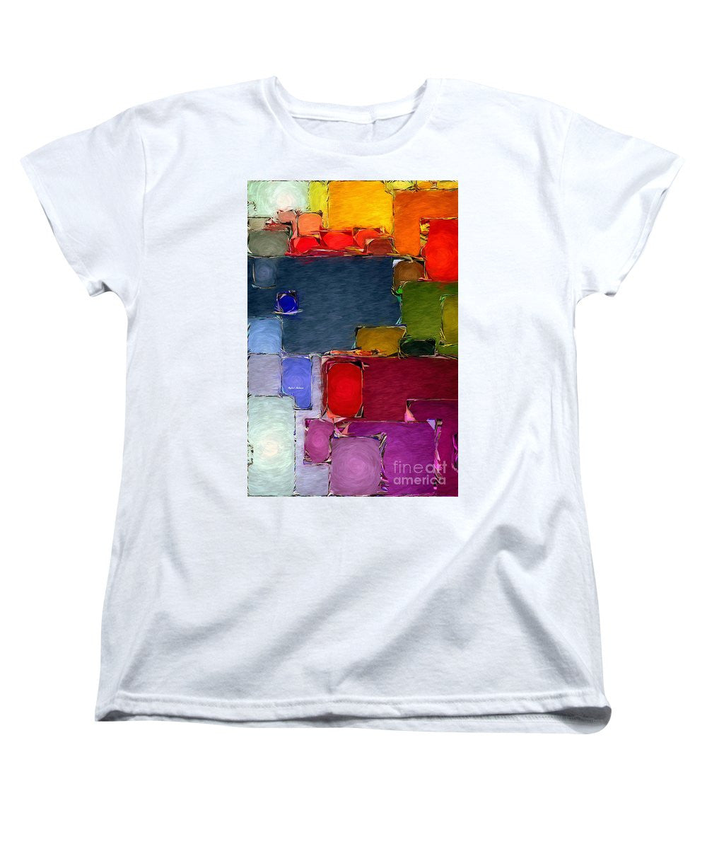 T-shirt femme (coupe standard) - Abstract 005