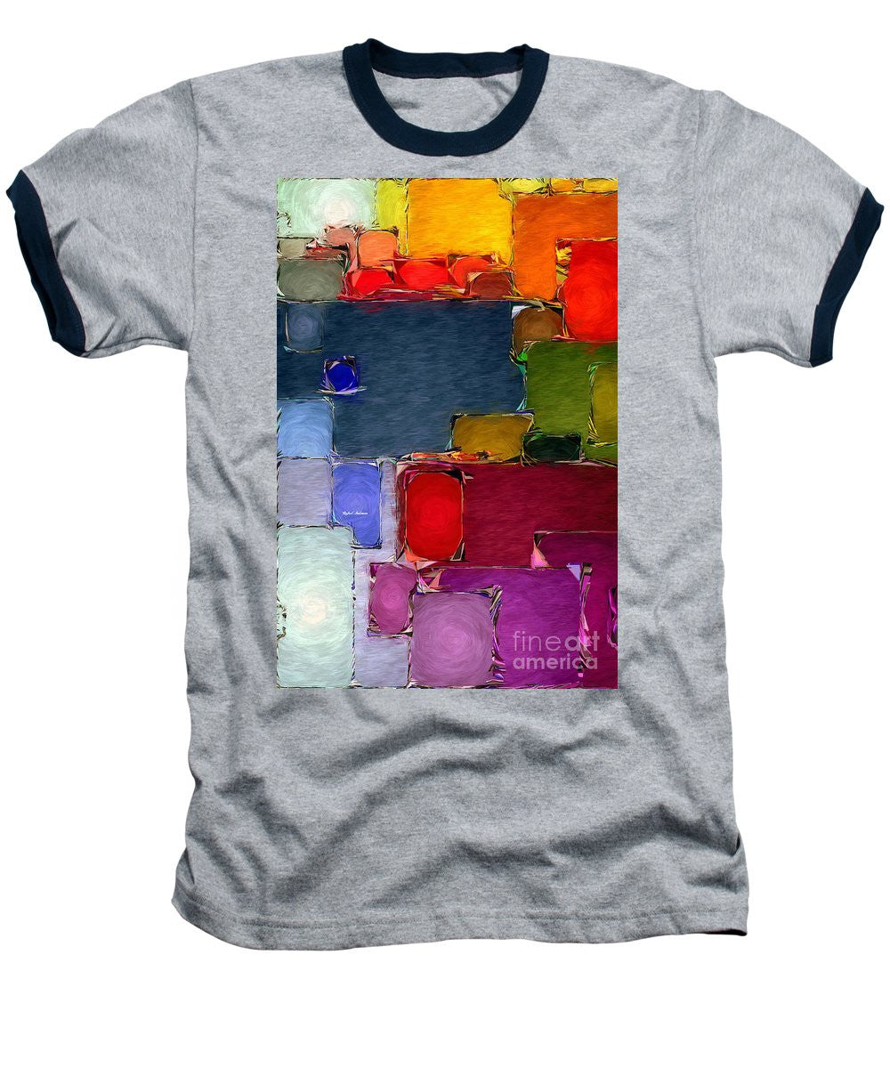 T-shirt de baseball - Abstrait 005