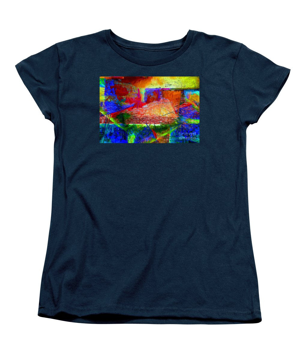 T-shirt femme (coupe standard) - Abstrait 0118