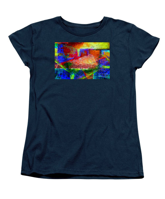 T-shirt femme (coupe standard) - Abstrait 0118