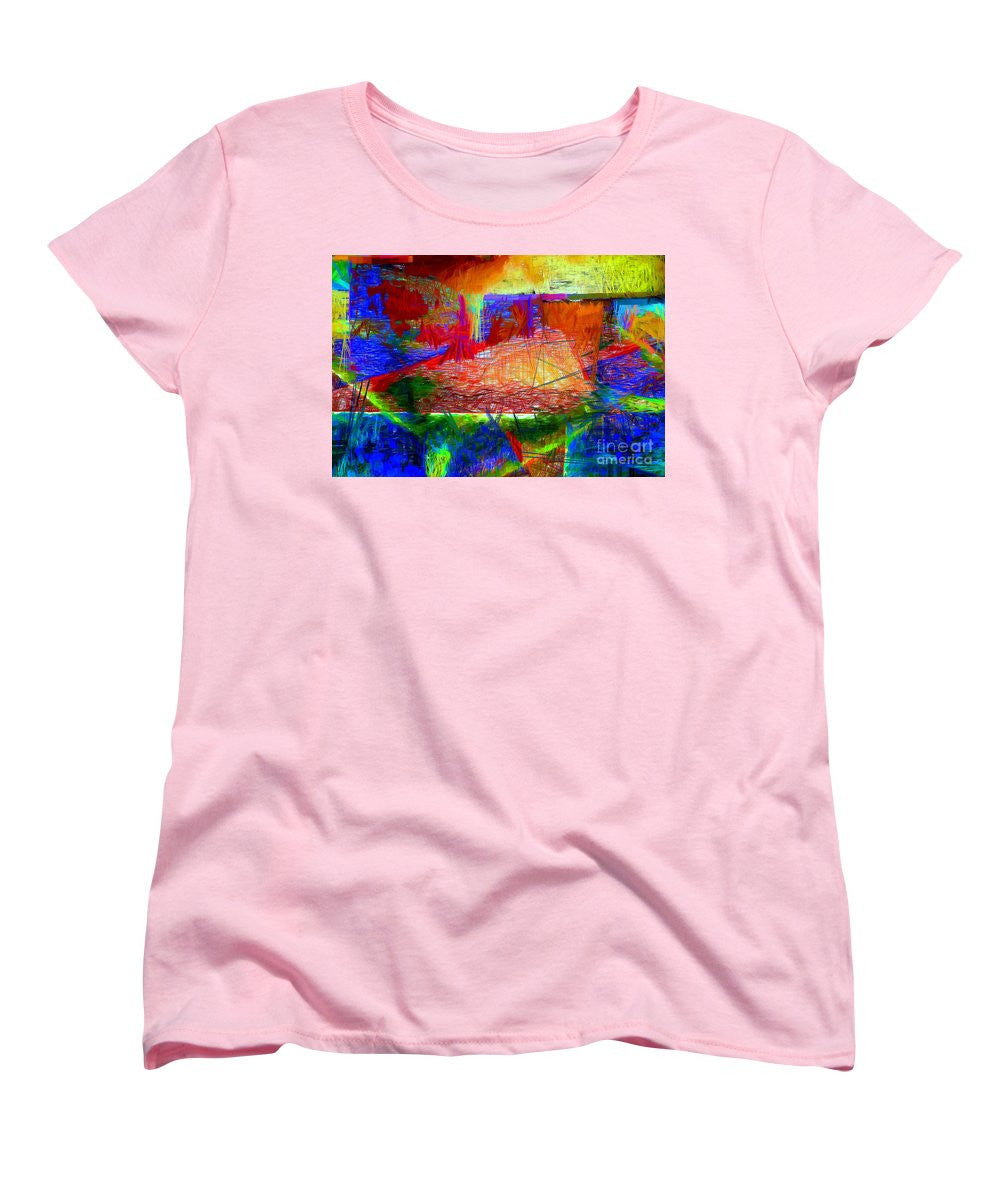 T-shirt femme (coupe standard) - Abstrait 0118