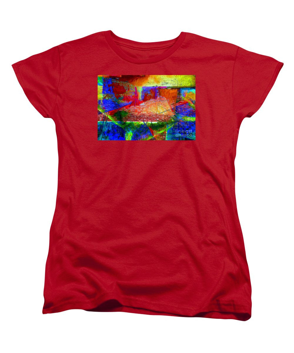 T-shirt femme (coupe standard) - Abstrait 0118