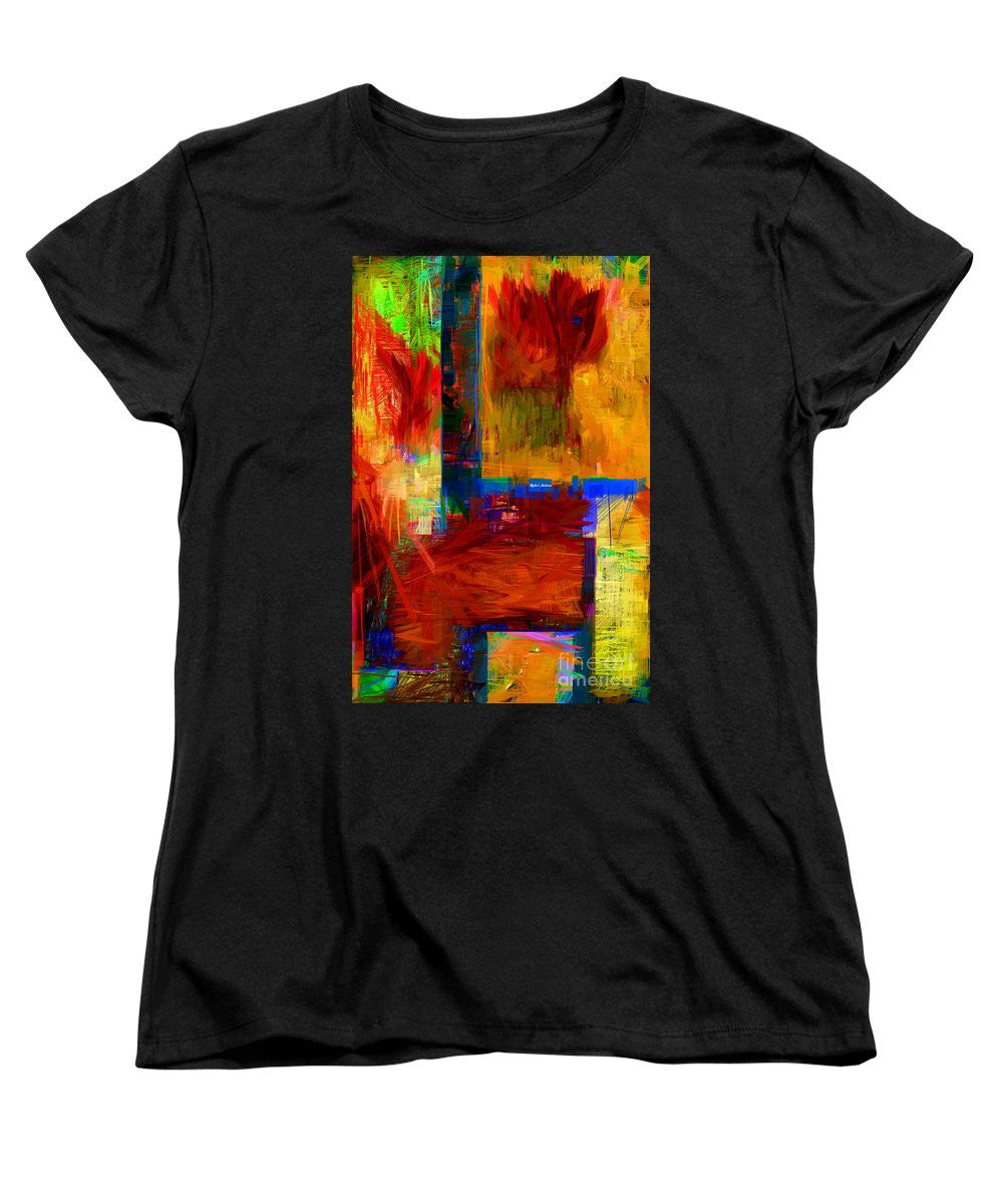 T-shirt femme (coupe standard) - Abstrait 0119