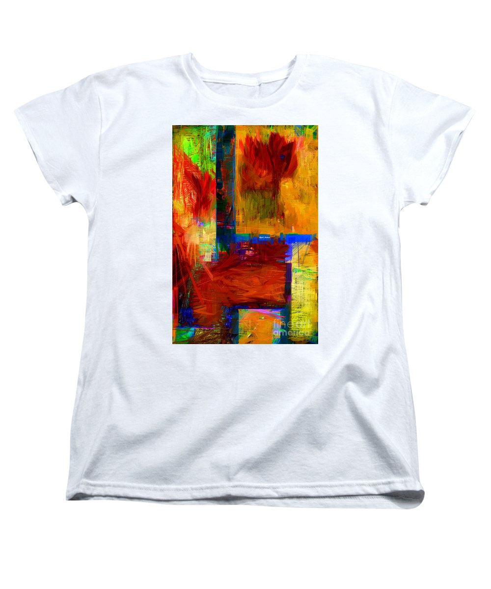 T-shirt femme (coupe standard) - Abstrait 0119