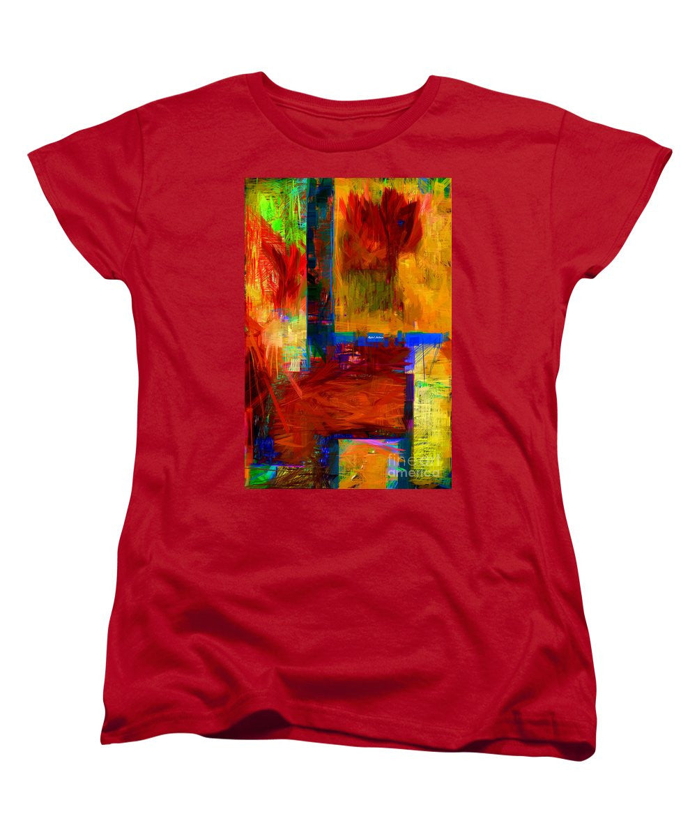 T-shirt femme (coupe standard) - Abstrait 0119