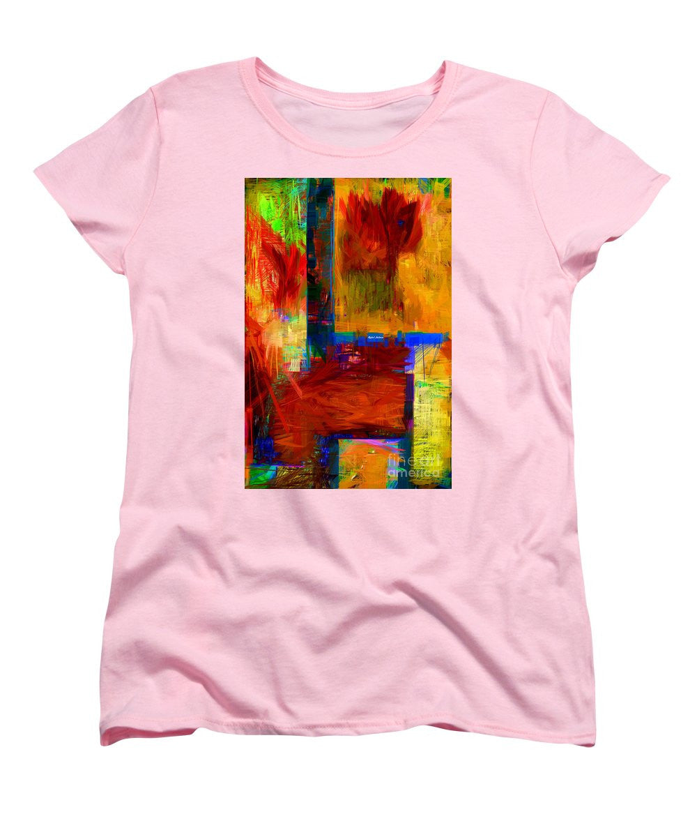 T-shirt femme (coupe standard) - Abstrait 0119