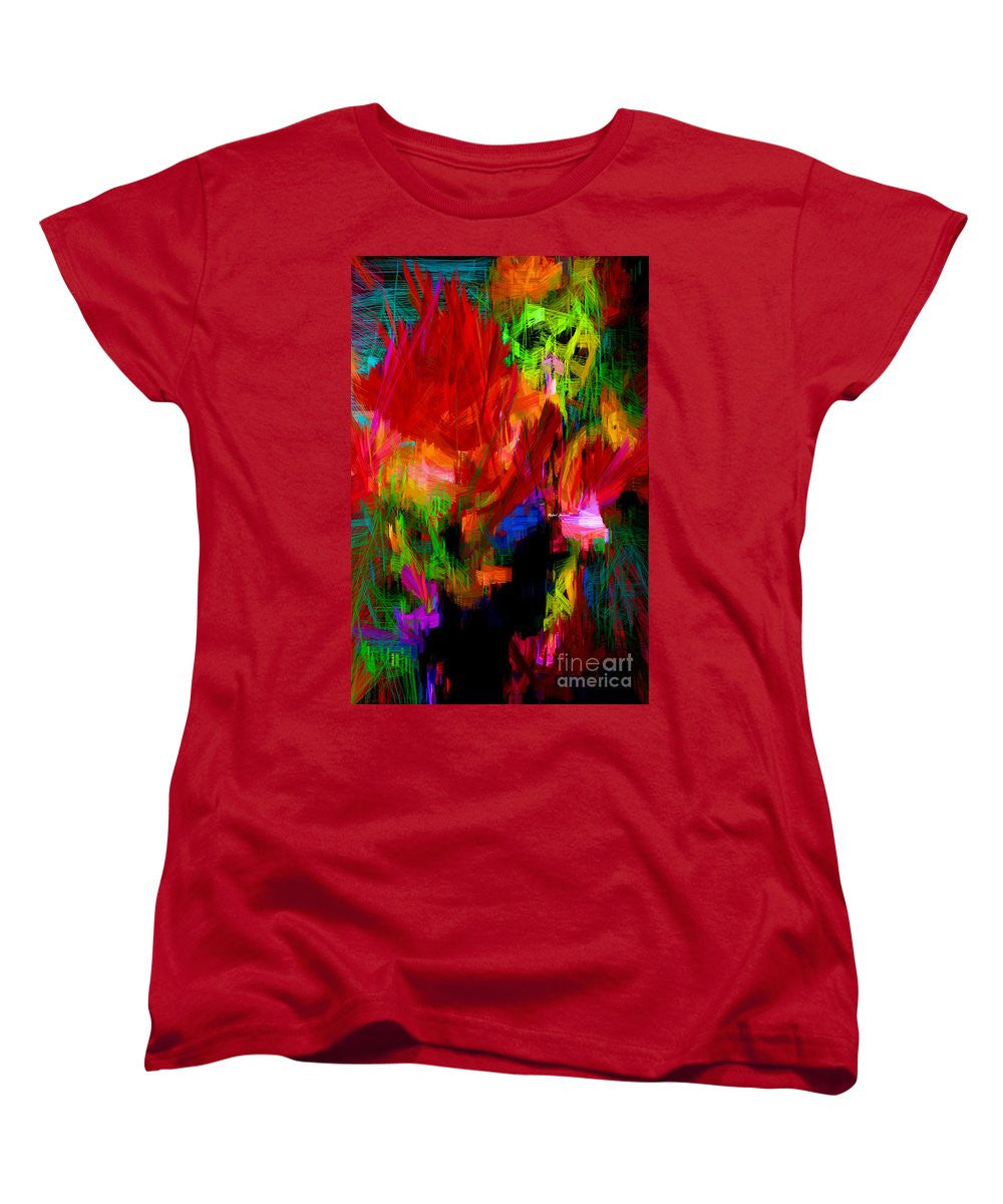 T-shirt femme (coupe standard) - Abstrait 0140