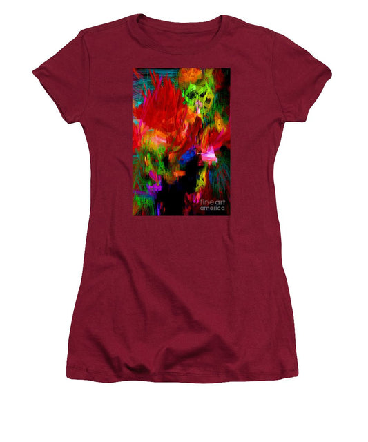 T-shirt pour femme (coupe junior) - Abstrait 0140