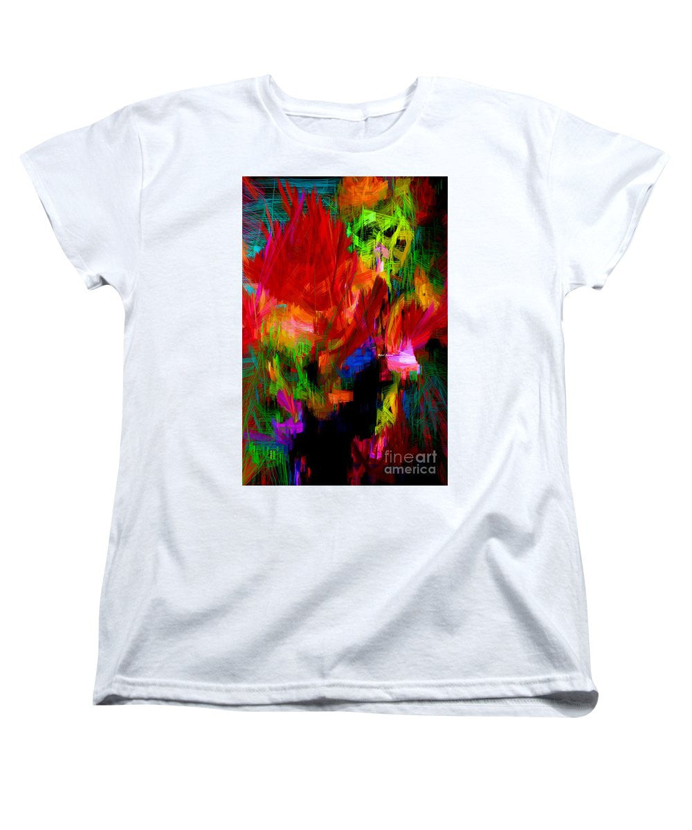 T-shirt femme (coupe standard) - Abstrait 0140