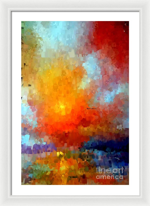 Abstract 028 - Framed Print