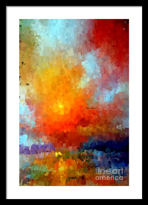 Abstract 028 - Framed Print