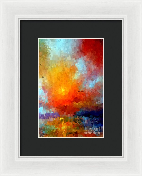 Abstract 028 - Framed Print