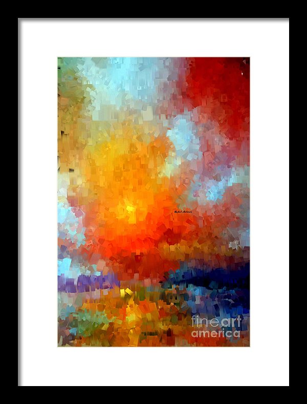 Abstract 028 - Framed Print