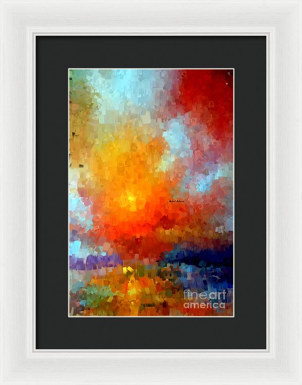 Abstract 028 - Framed Print