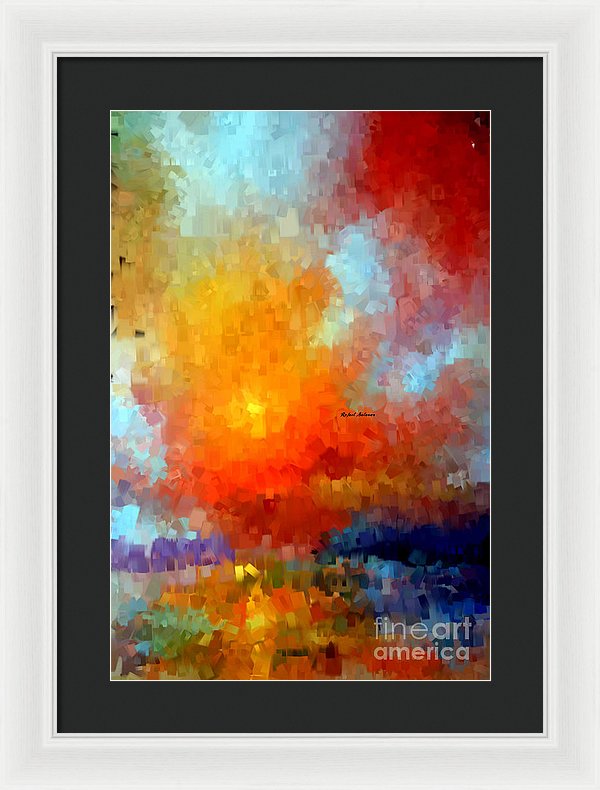 Abstract 028 - Framed Print