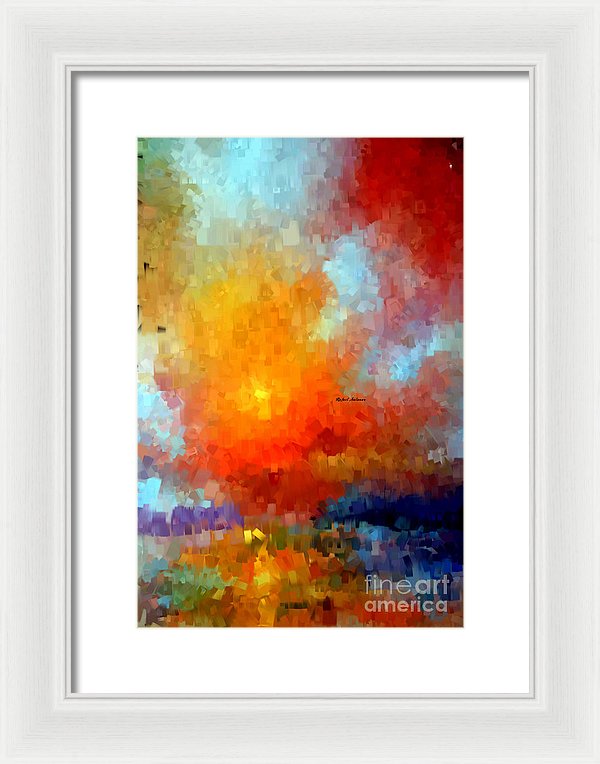 Abstract 028 - Framed Print