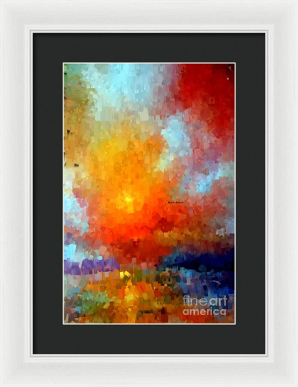 Abstract 028 - Framed Print