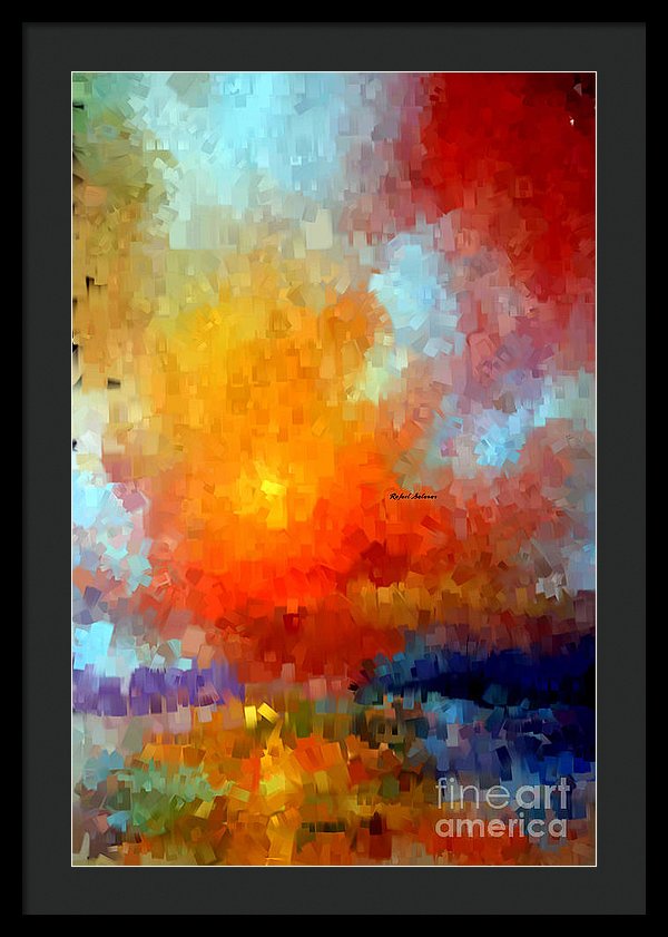 Abstract 028 - Framed Print