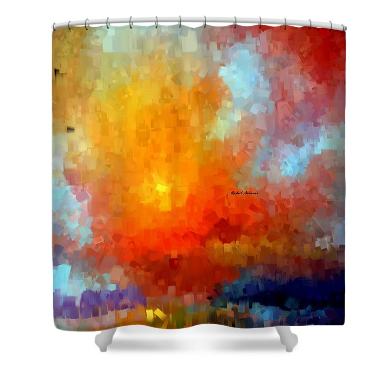 Abstract 028 - Shower Curtain