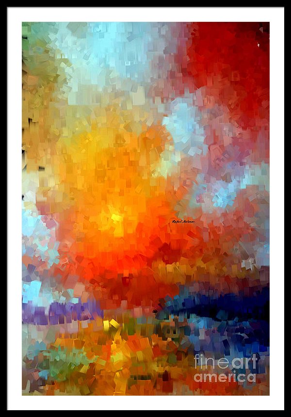 Abstract 028 - Framed Print