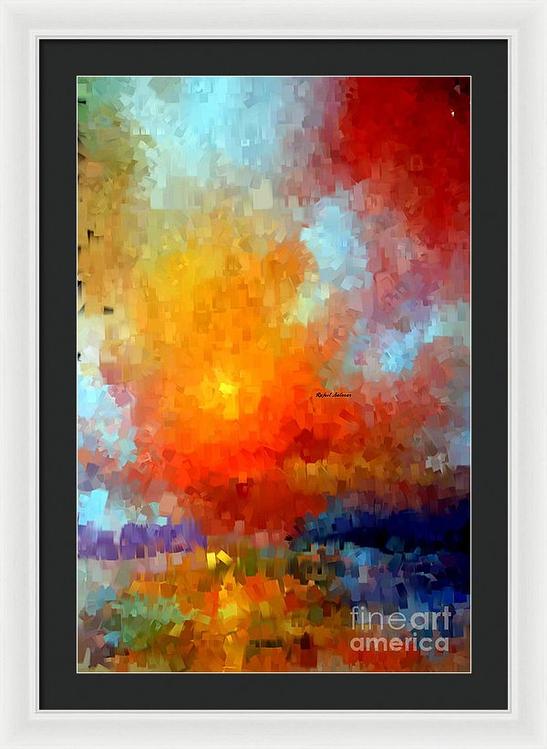 Abstract 028 - Framed Print