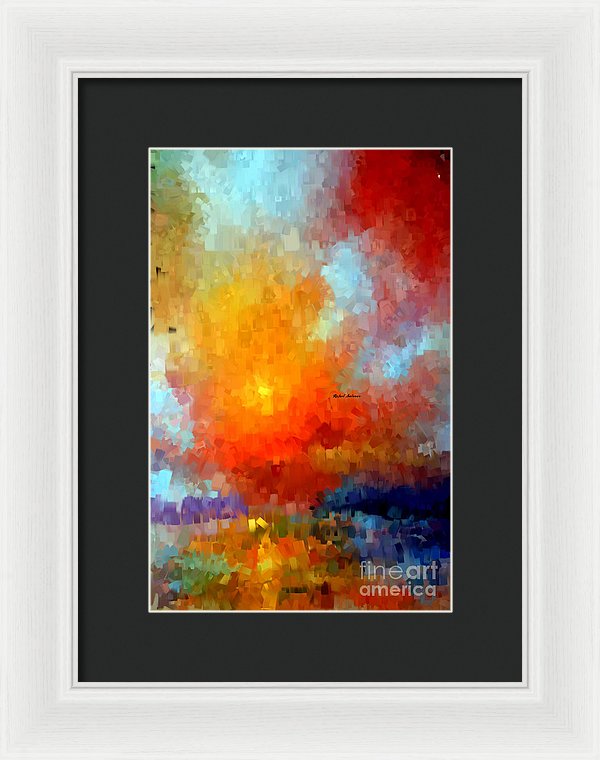 Abstract 028 - Framed Print