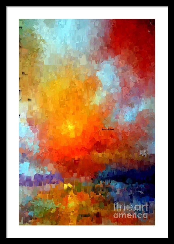 Abstract 028 - Framed Print