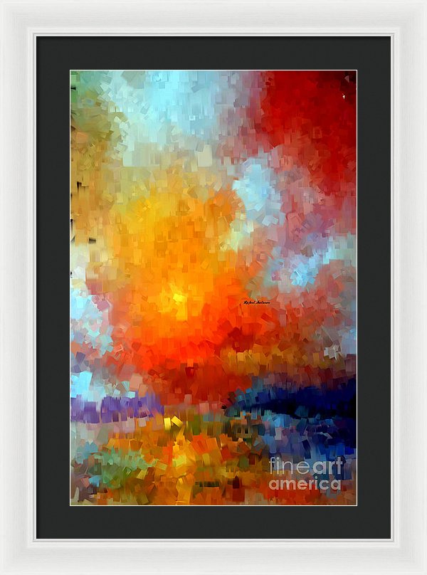 Abstract 028 - Framed Print