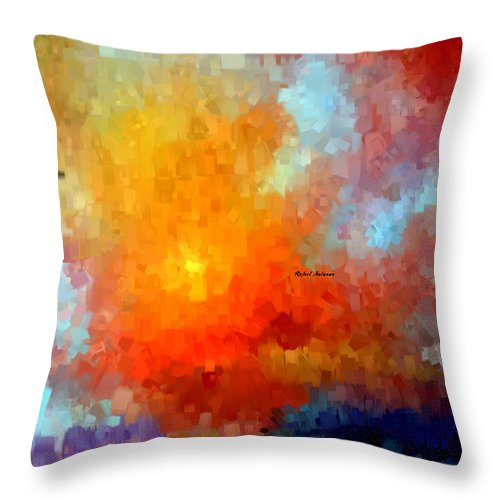 Abstract 028 - Throw Pillow