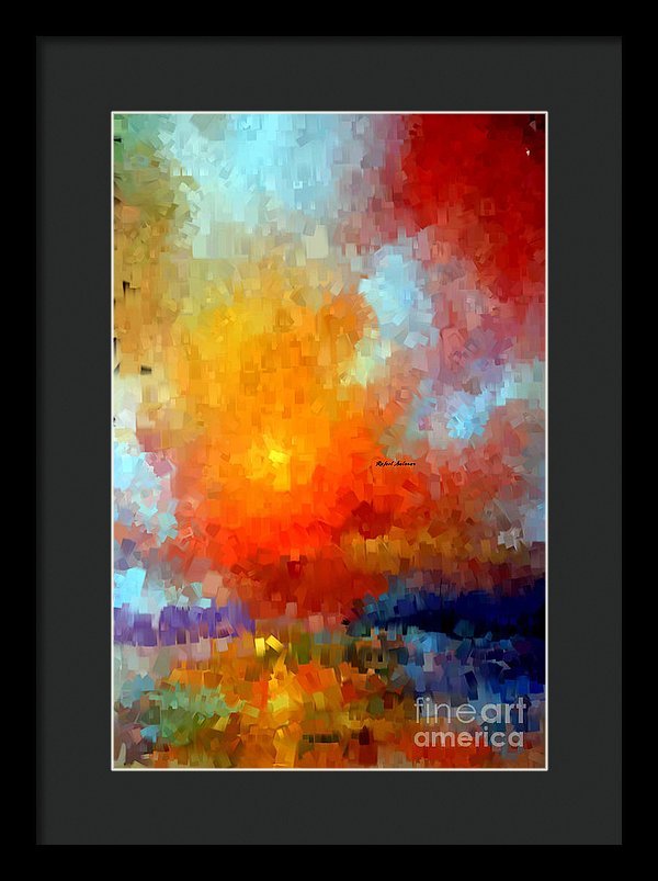 Abstract 028 - Framed Print