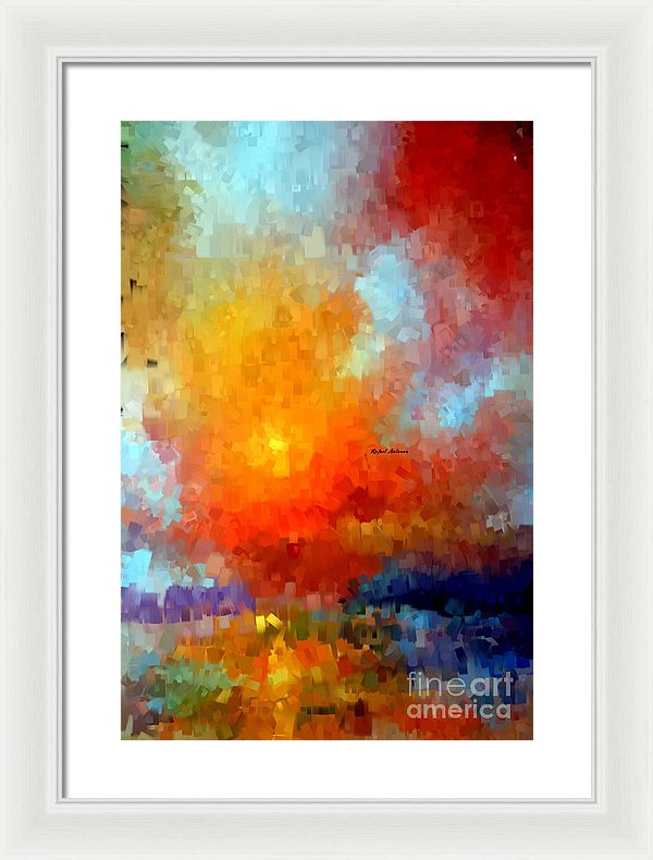 Abstract 028 - Framed Print