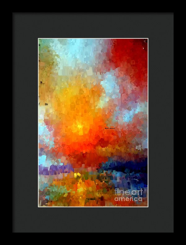 Abstract 028 - Framed Print