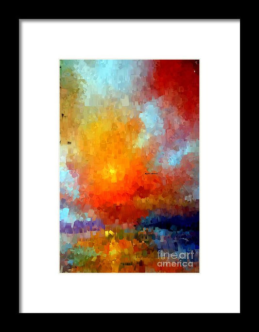 Abstract 028 - Framed Print