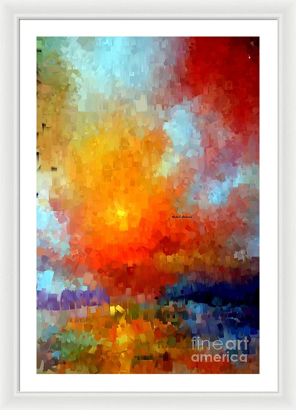 Abstract 028 - Framed Print