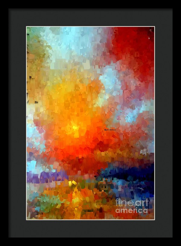 Abstract 028 - Framed Print