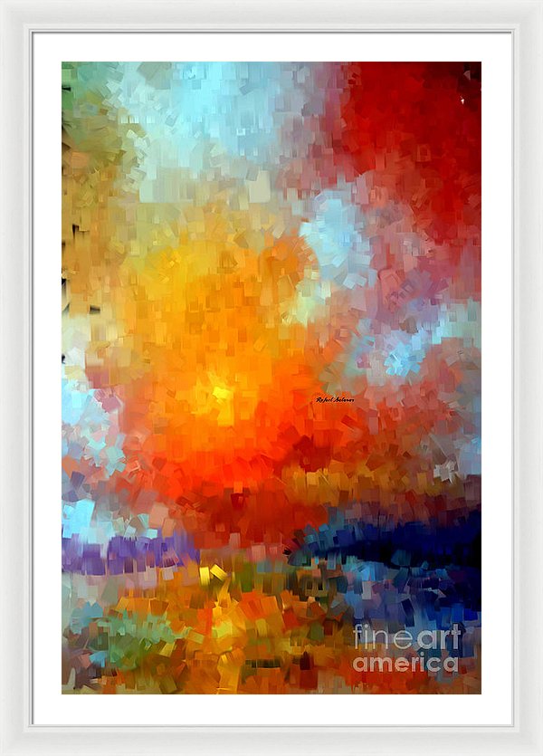 Abstract 028 - Framed Print