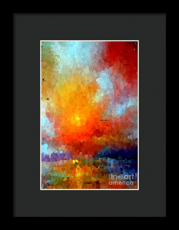 Abstract 028 - Framed Print