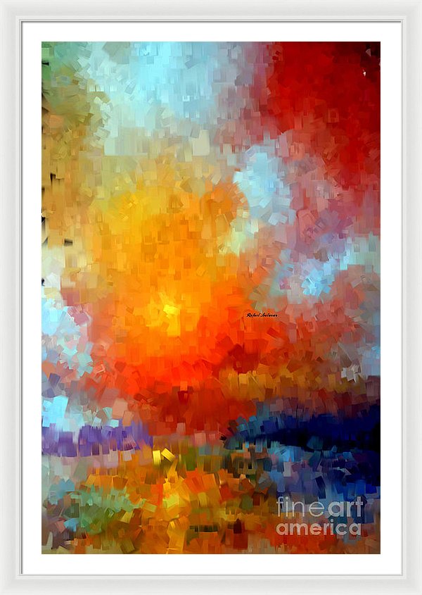 Abstract 028 - Framed Print