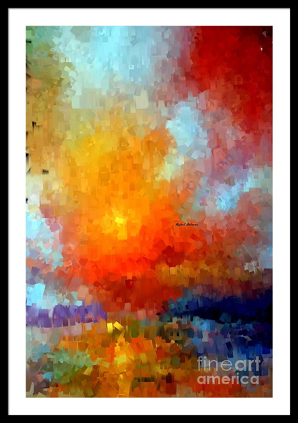 Abstract 028 - Framed Print