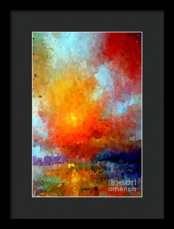 Abstract 028 - Framed Print