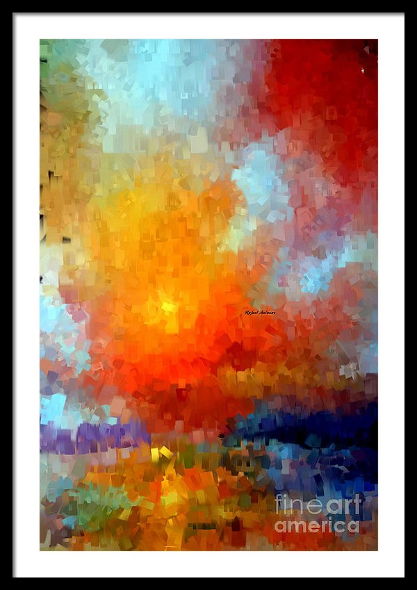 Abstract 028 - Framed Print