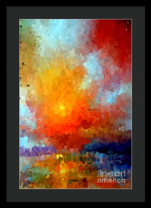 Abstract 028 - Framed Print