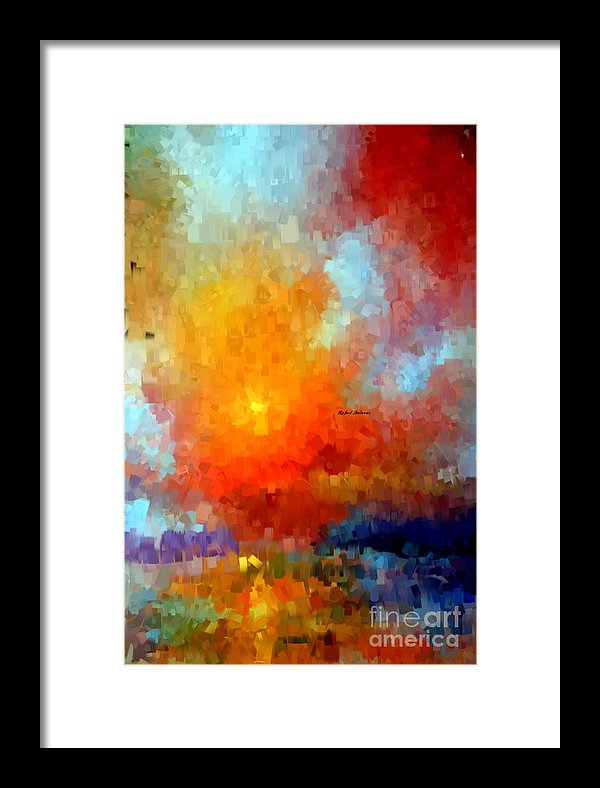 Abstract 028 - Framed Print