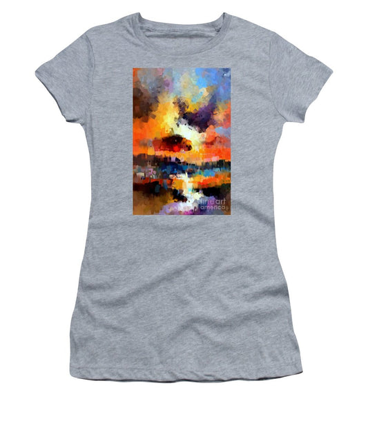 T-shirt pour femme (coupe junior) - Abstract 030