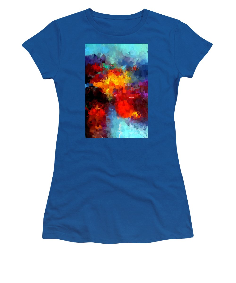 Abstract 034 - Women's T-Shirt (Athletic Fit)