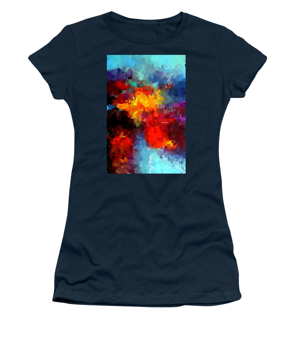 Abstract 034 - Women's T-Shirt (Athletic Fit)