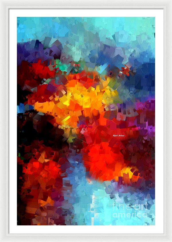 Abstract 034 - Framed Print